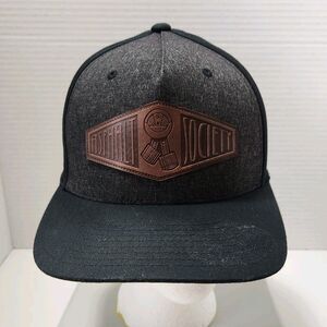 Highway 21 Asphalt Society FlexFit Hat L - XL Black/Brown *sticker Residue